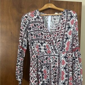 Roxy Black and Red Patterned Jumpsuit
